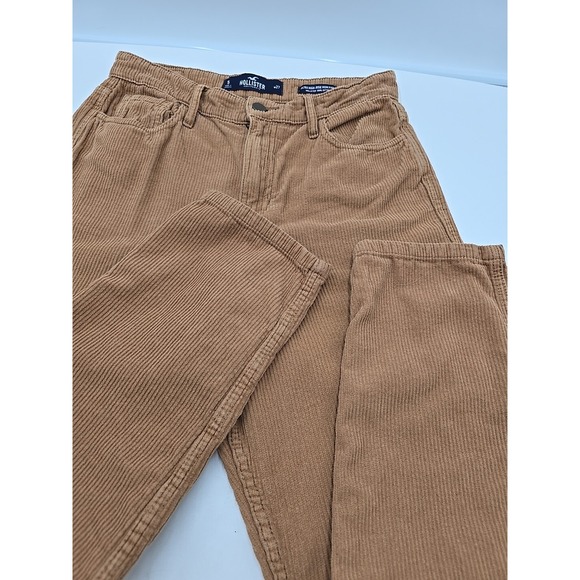 Hollister Size 5 Ultra High-rise Y2K Mom Pant 100% Cotton Corduroy 27 - Picture 11 of 15